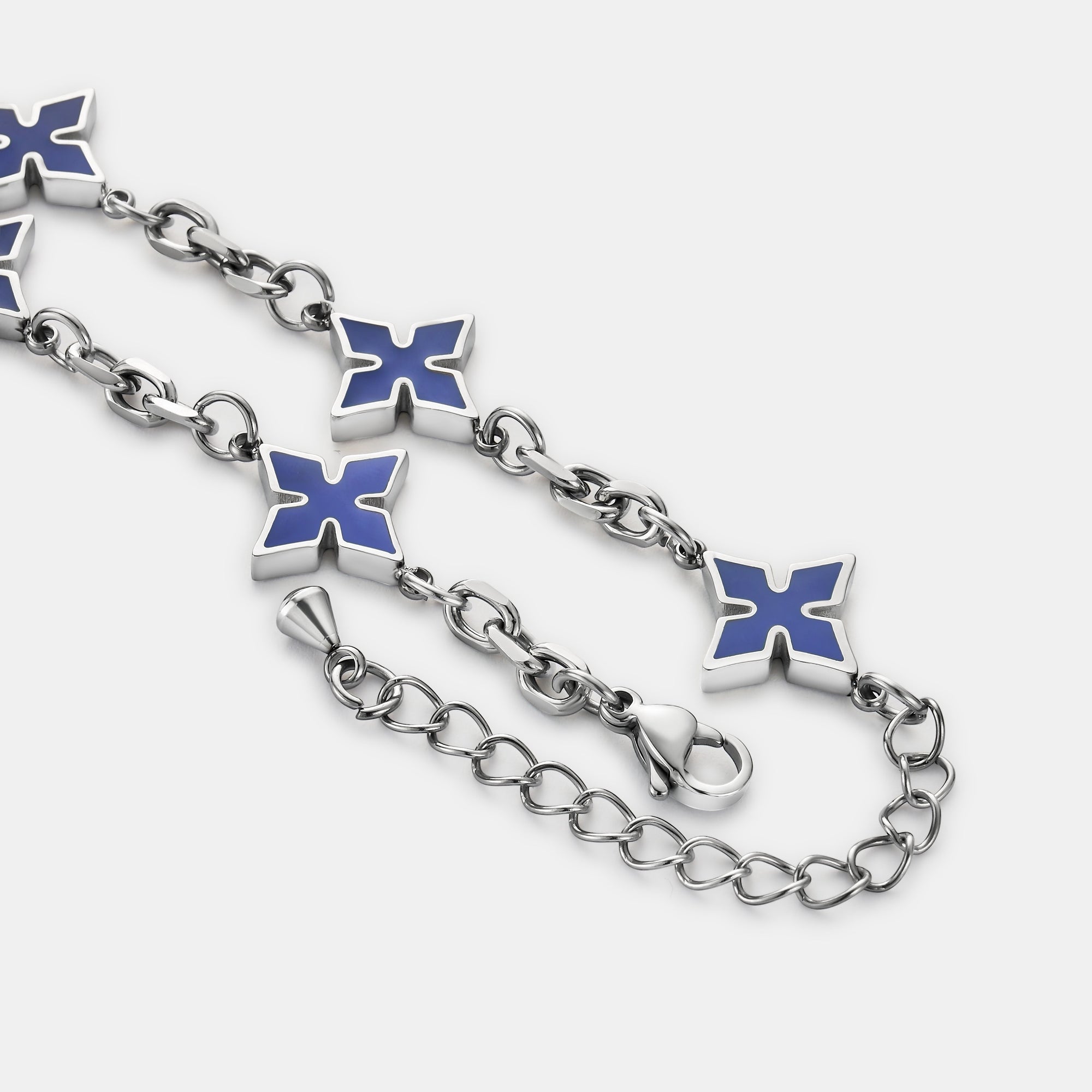 Signature Bracelet Blue (Silver)