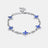 Signature Bracelet Blue (Silver)
