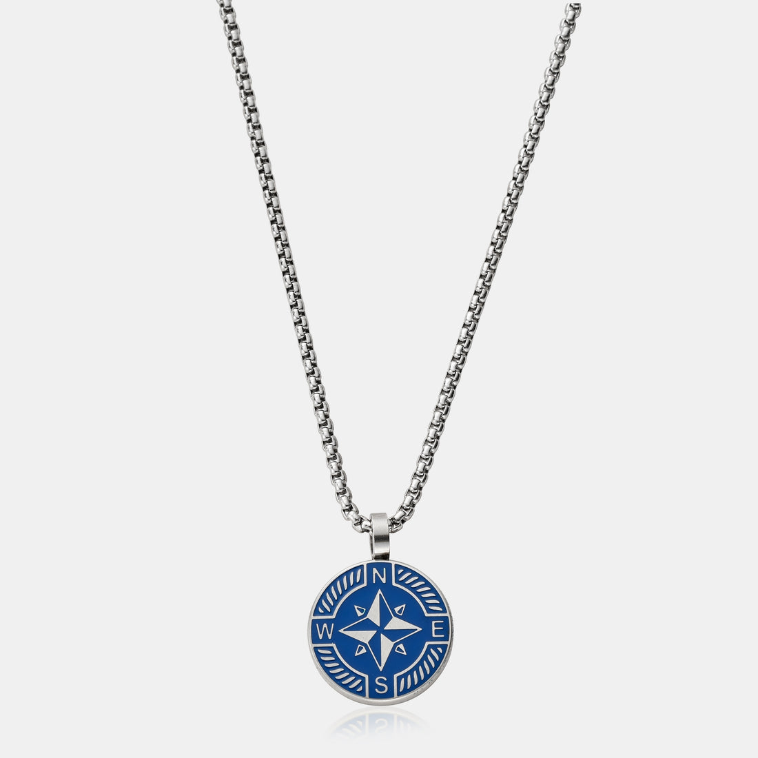 COMPASS CHAIN (SILVER)