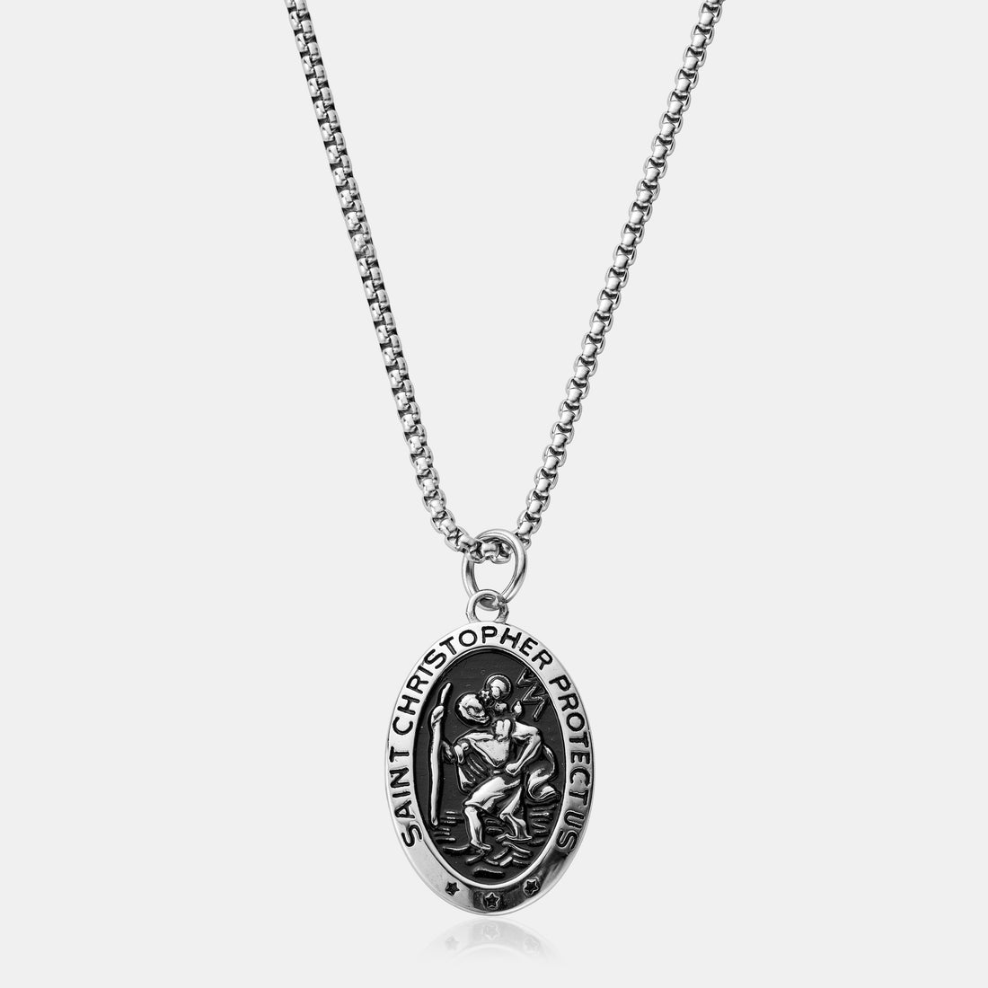 ST CHRISTOPHER PENDANT (SILVER)